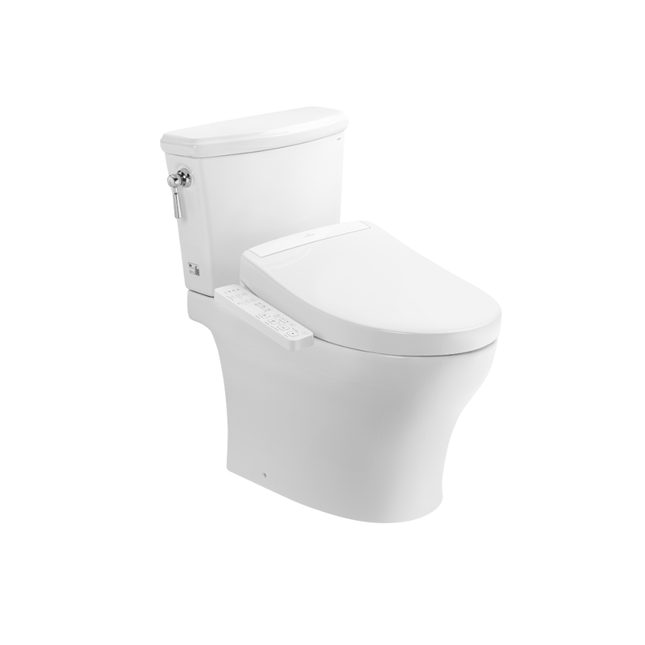 Bồn Cầu Điện Tử TOTO CS986CGW24#XW Nắp Rửa Washlet TCF33461GAA Dòng giấu dây S2