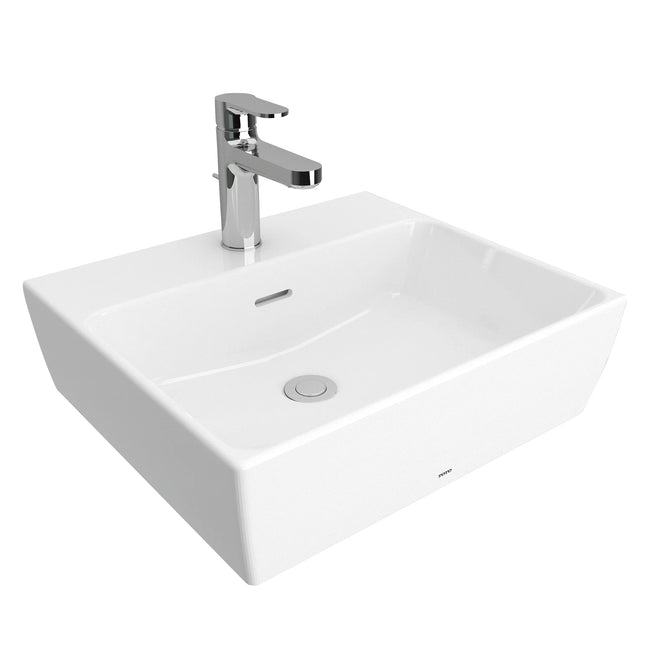 Chậu Rửa Lavabo TOTO LT328CTR#XW Đặt Bàn 480x420 mm