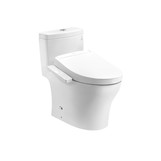 Bồn Cầu Điện Tử TOTO MS889CDRW24#XW Nắp TCF33461GAA Dòng S2 giấu dây
