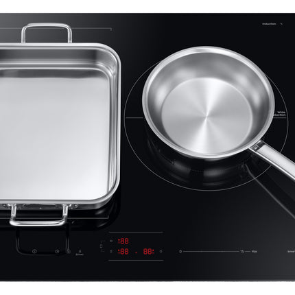 Bếp Từ SAMSUNG NZ63B5046FK/SV Với 3 Vùng Nấu