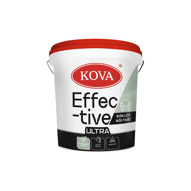 Sơn Lót Nội Thất Kháng Kiềm KOVA Effective Ultra