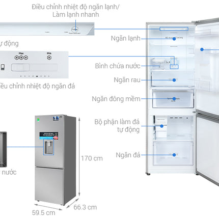 Tủ lạnh Samsung Inverter 307 lít RB30N4190S9/SV