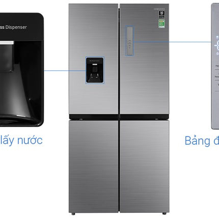 Tủ lạnh Samsung Inverter 488 lít Multi Door RF48A4010M9/SV