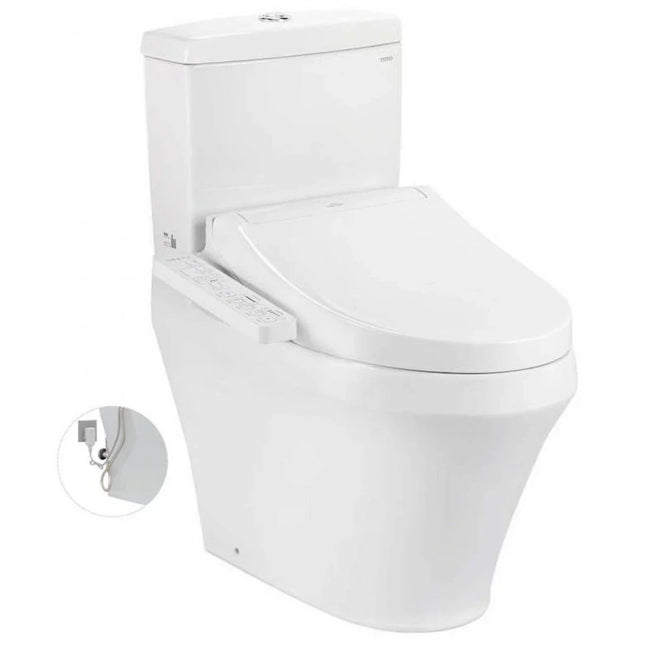 Bồn Cầu Điện Tử TOTO CS945PDW16#XW Nắp Rửa Washlet TCF23410AAA C2 Thoát Ngang