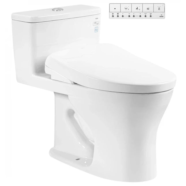Bồn Cầu Điện Tử TOTO MS855CDW23#XW Nắp Rửa Washlet TCF47360GAA S7 Giấu Dây