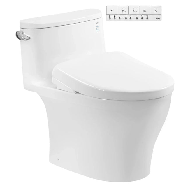 Bồn Cầu Điện Tử TOTO MS887CRW23#XW Nắp Rửa Washlet TCF47360GAA S7 Giấu Dây