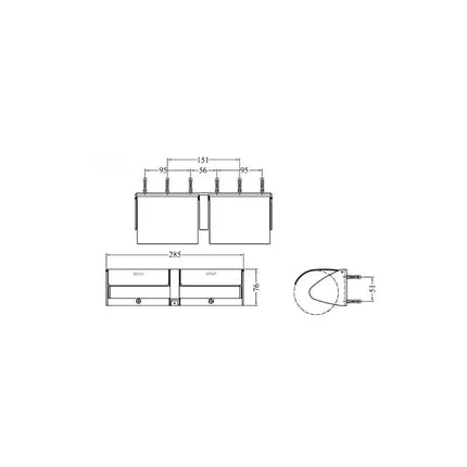 Lô giấy vệ sinh đôi GS714W | Thiết Bị Vệ Sinh TOTO