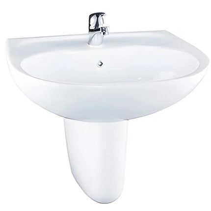 Chậu Rửa Lavabo TOTO LHT236CS#W Treo Tường Chân Ngắn