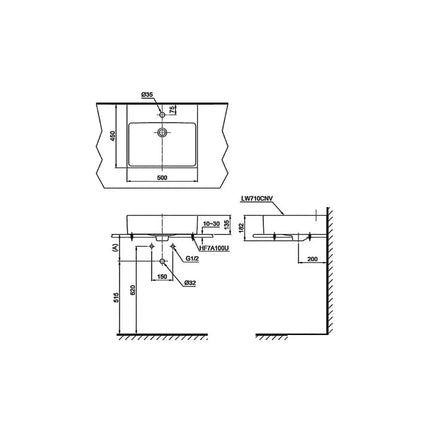 Lt710Ctr#Xw Lavabo Đặt Trên Bàn