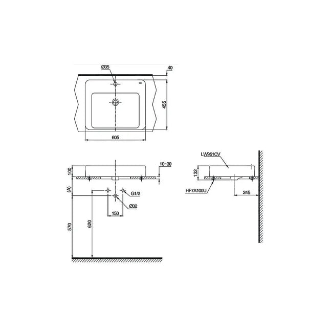 Lt951C#Xw Lavabo Đặt Trên Bàn