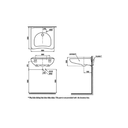 Lw103Jt1#W Lavabo