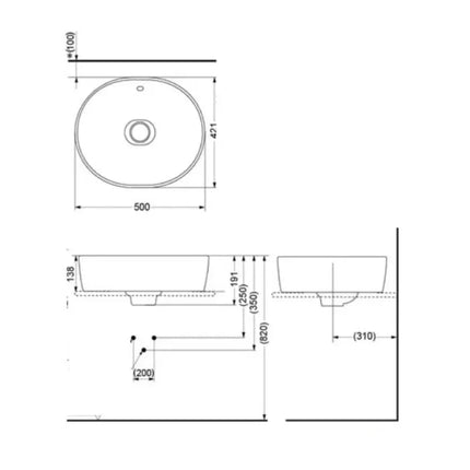 Lw760Lb#Xw Lavabo Đặt Trên Bàn