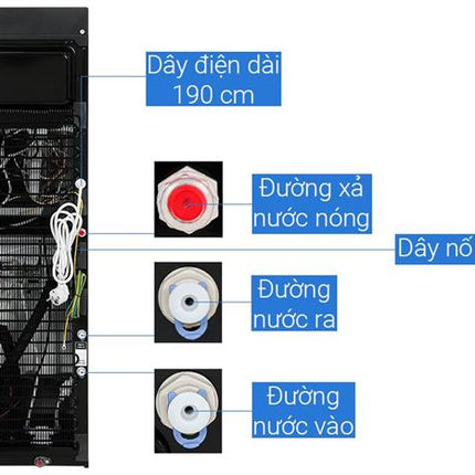 Máy lọc nước RO nóng lạnh và làm đá Toshiba TWP-IW2469SVN(K) 10 lõi