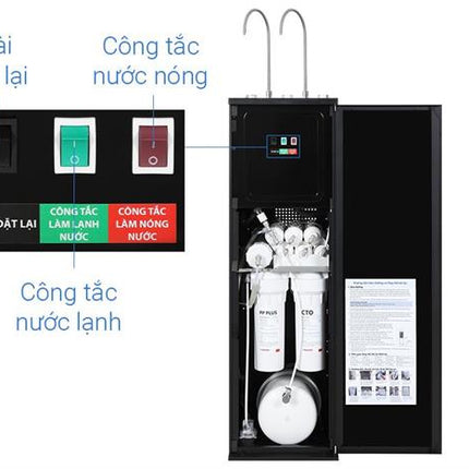 Máy lọc nước RO nóng nguội lạnh Hydrogen Toshiba TWP-WA2SVN(K) 10 lõi