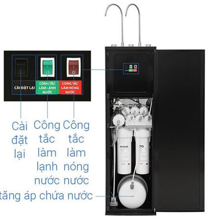 Máy lọc nước RO nóng nguội lạnh Hydrogen Toshiba TWP-WA3SVN(K) 10 lõi