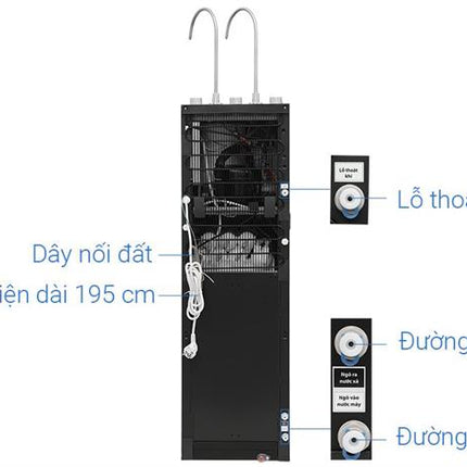 Máy lọc nước RO nóng nguội lạnh Hydrogen Toshiba TWP-WA3SVN(K) 10 lõi