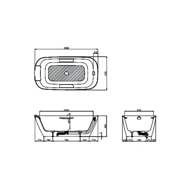 Bồn tắm đặt sàn NEOREST PJY1886HPWMNE | Thiết Bị Vệ Sinh TOTO