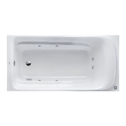 Bồn Tắm Massage TOTO PPYK1760ZLPNE#P TVBF412 DB505R-2B Ngọc Trai 1m7 Gồm Bộ Xả Thải