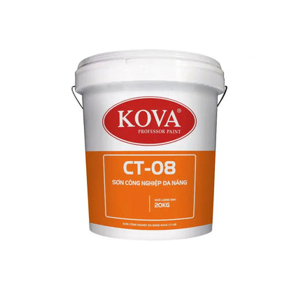 SƠN CÔNG NGHIỆP ĐA NĂNG KOVA CT-08 NHÁM ( MÀU XANH, ĐỎ, TRẮNG) Sơn Kova | Nhà Phân Phối Cường Lâm