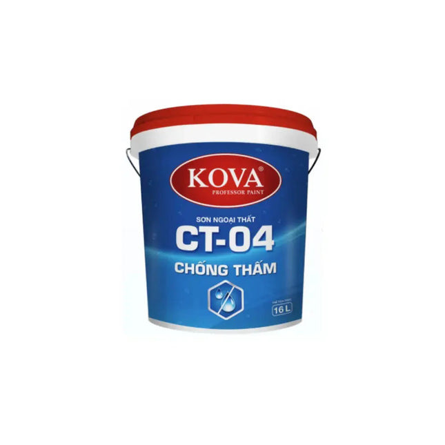 Sơn Ngoại Thất Cao Cấp Kova Ct-04 Chống Thấm (Bóng) Thùng 16L Trang Trí