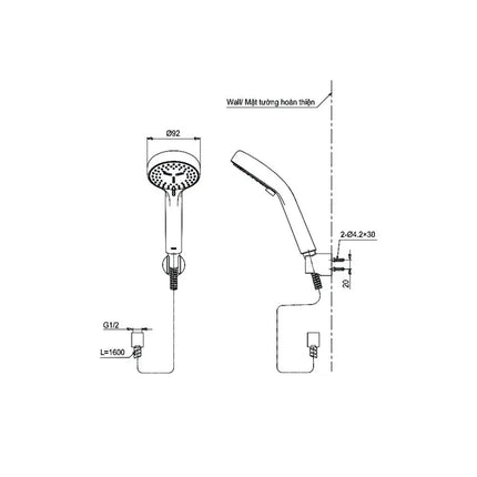 Tbg04302Va Tbw07012A Sen Tắm Gắn Tường