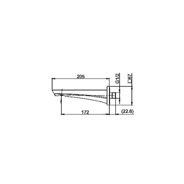 Vòi xả bồn GE TBG07001B | Thiết Bị Vệ Sinh TOTO