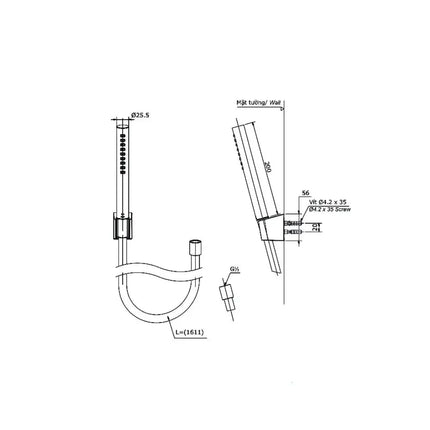 Tbg07302Va Tbw02017A Sen Tắm Gắn Tường