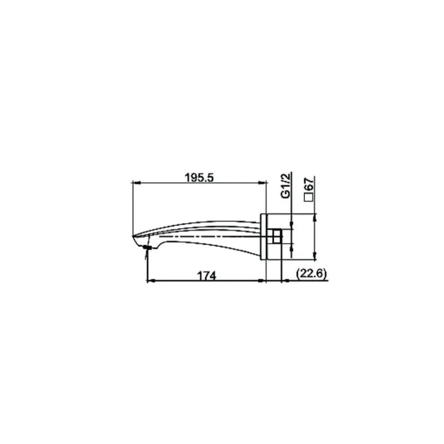 Vòi xả bồn GM TBG09001B | Thiết Bị Vệ Sinh TOTO