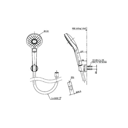 Tbg10302Va Tbw01010A Sen Tắm Gắn Tường