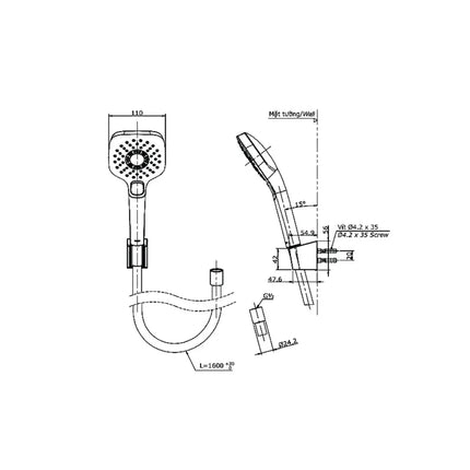 Tbg11302Va Tbw02006A Sen Tắm Gắn Tường