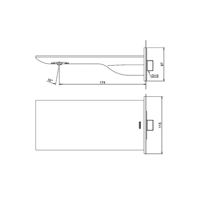 Vòi xả bồn ZL TBP02001B | Thiết Bị Vệ Sinh TOTO