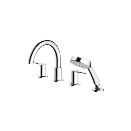 Vòi xả bồn nóng lạnh kèm sen tắm LB (4 lỗ) TBS01202BA | Thiết Bị Vệ Sinh TOTO