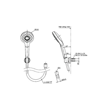Sen tắm nhiệt độ TBV03427V TBW01008A | Thiết Bị Vệ Sinh TOTO