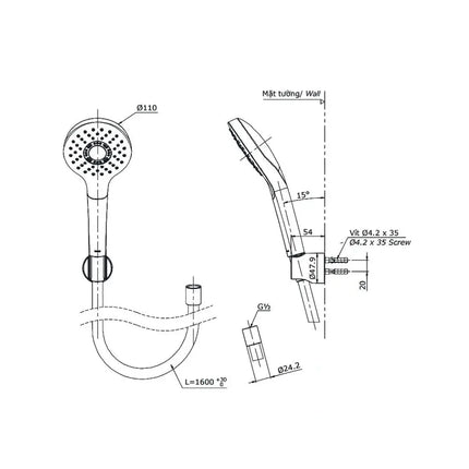 Bát sen tay TBW01008A | Thiết Bị Vệ Sinh TOTO