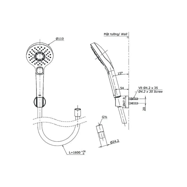 Bát sen tay TBW01010A | Thiết Bị Vệ Sinh TOTO