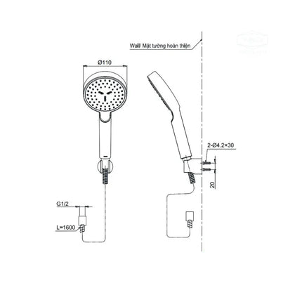 Bát sen cầm tay TBW07008A | Thiết Bị Vệ Sinh TOTO