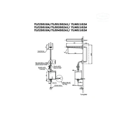 Vòi cảm ứng tự động TLE25010A | Thiết Bị Vệ Sinh TOTO