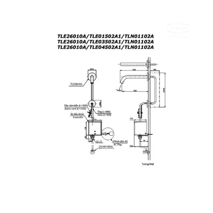 Vòi cảm ứng tự động TLE26010A | Thiết Bị Vệ Sinh TOTO