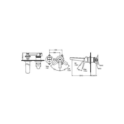 Tlg03308Bb Vòi Lavabo Nóng Lạnh
