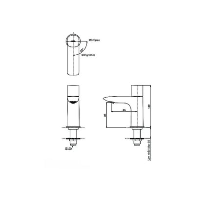 Tlg04101B Vòi Lavabo Lạnh