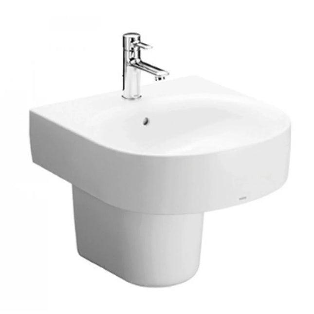 Chậu Rửa Lavabo TOTO LHT766CR#XW Treo Tường Chân Ngắn