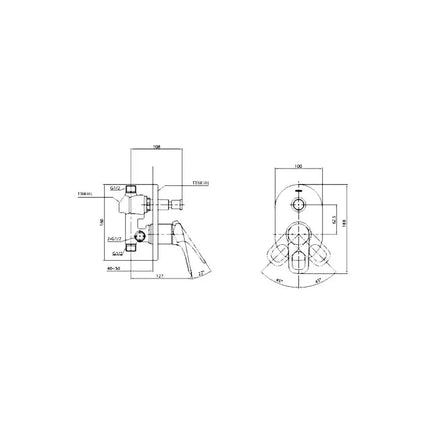 Van gật gù điều chỉnh nóng lạnh REI-R TTBR301 TTBB301 | Thiết Bị Vệ Si…
