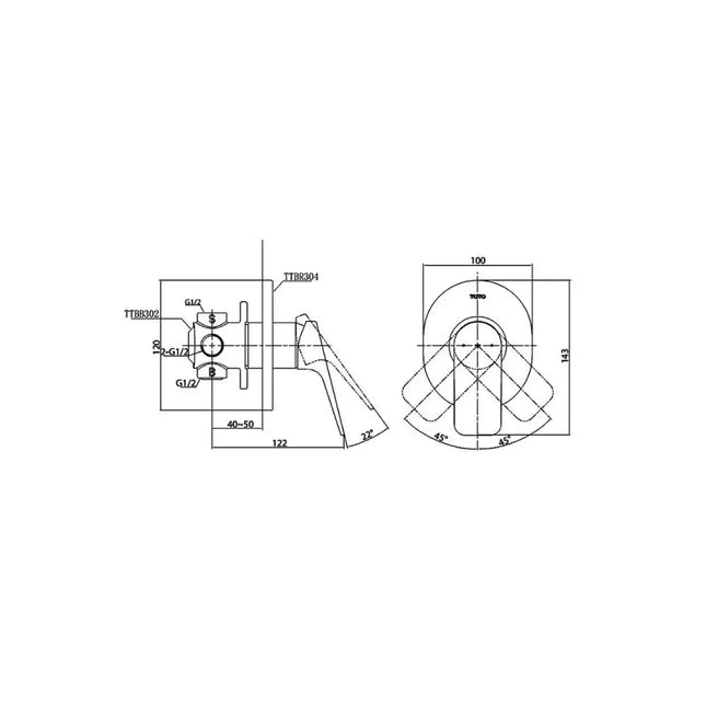 Van gật gù điều chỉnh nóng lạnh REI-R TTBR303 TTBB302 | Thiết Bị Vệ Si…