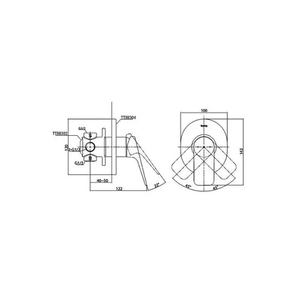 Van gật gù điều chỉnh nóng lạnh REI-S TTBR304 TTBB302 | Thiết Bị Vệ Si…