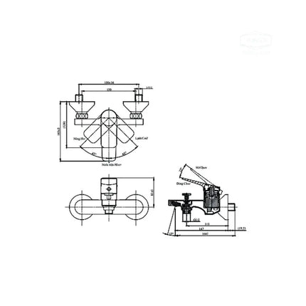 Ttmr302V Sen Tắm Gắn Tường