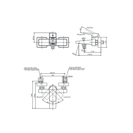 Tvsm110Rur Dgh104Zr Sen Tắm Gắn Tường