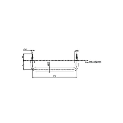 Thanh tay vịn TX3A1 | Thiết Bị Vệ Sinh TOTO