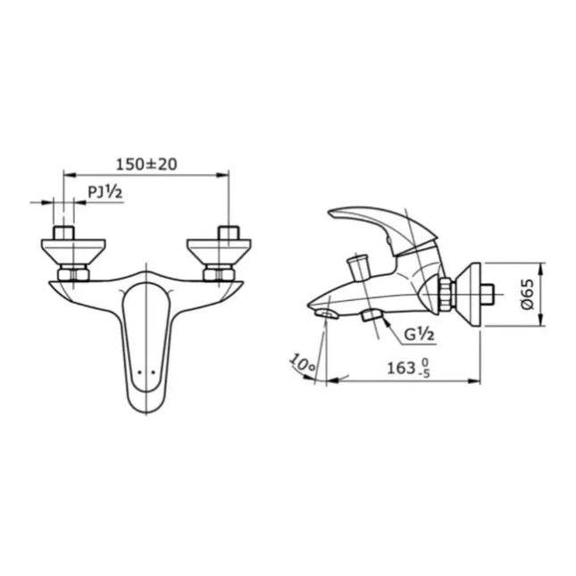 Tx432Shv1Br Sen Tắm Gắn Tường
