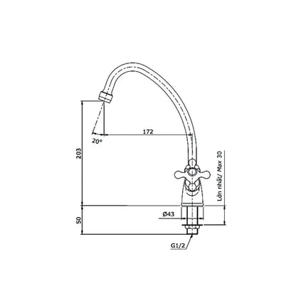 Tx603Kcs Vòi Bếp