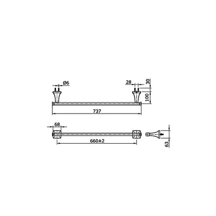 Tx701Aw Phụ Kiện Phòng Tắm